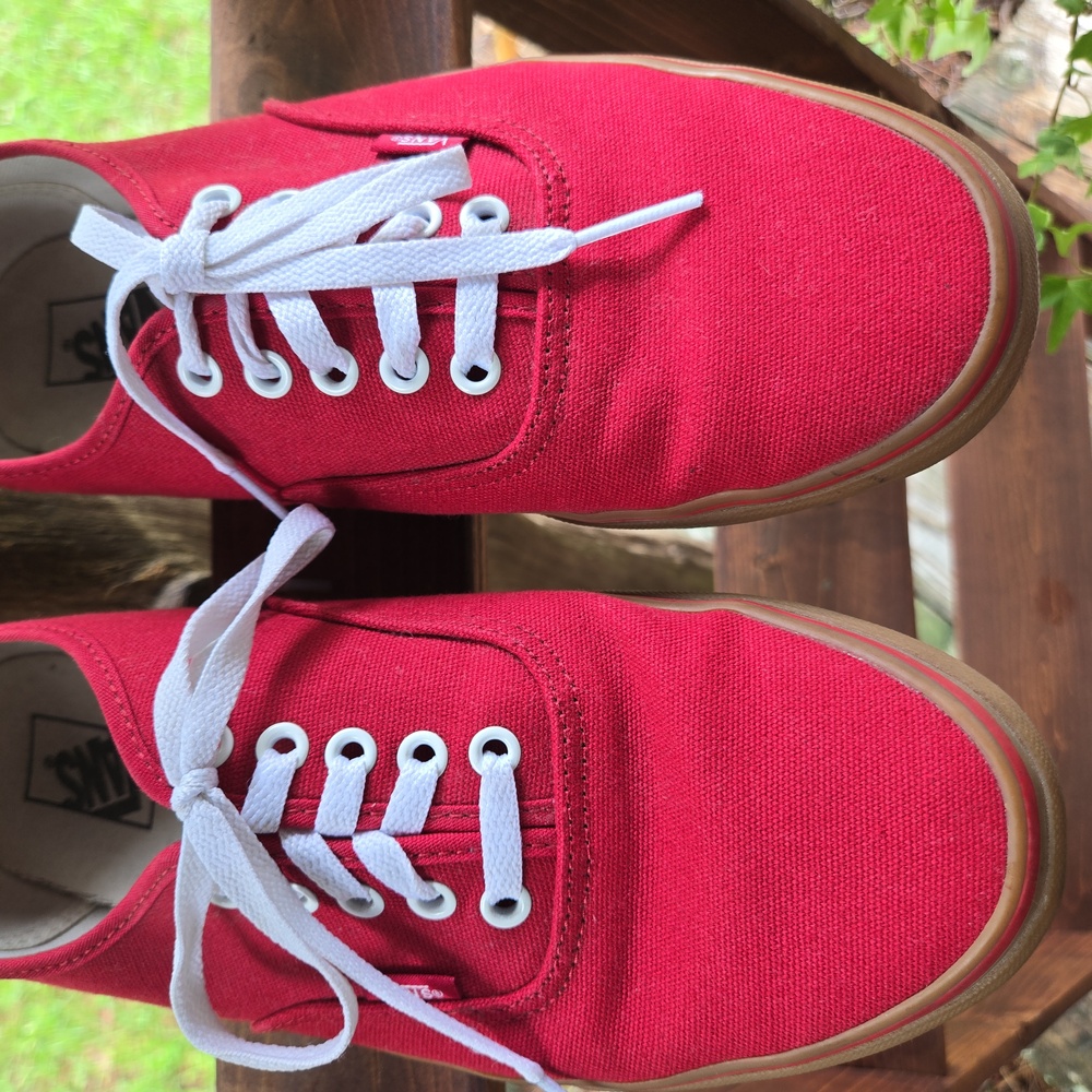 Vans Chili Pepper Red Gumsole Skate Sneaker Mens 11 - Picture 6 of 12